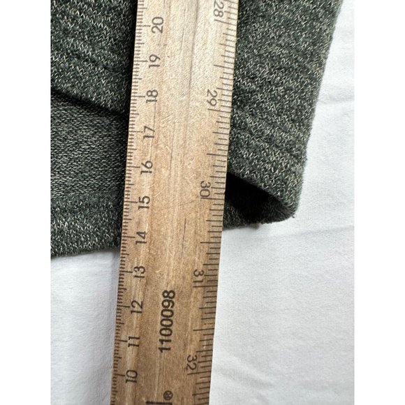 BDG Urban Outfitters Hooded Open Cardigan Duster sz Small Green - Picture 4 of 5